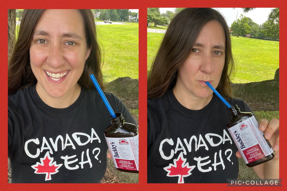 In honour* of #CanadaDay, let’s enjoy a fortifying drink (Buckley’s medicine) to celebrate our neighbour* to the north! 🇨🇦 

*spellings courtesy of Canada and friends