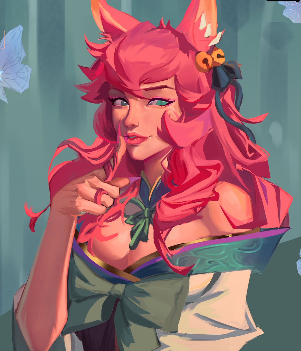 ahri fanart from league of legends #ahri #lol #LeagueOfLegends #ahrifanart #fanart #art #riotgames