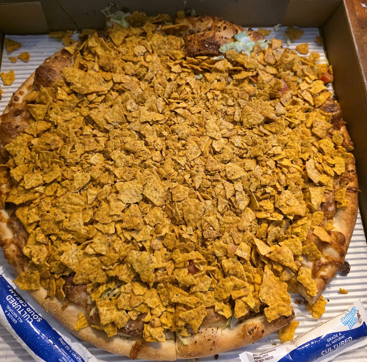 Pepps Pizzeria Weekly Special:

Breakfast Pizza!!!

Mozzarella, eggs, jalapeno cheese sauce, and breakfast sausage on 24-hour cold fermented dough.

I put this up there in the Top 3 Breakfast Pizzas with Pasquale's and Casey's!

Their Taco Pizza is awesome too!