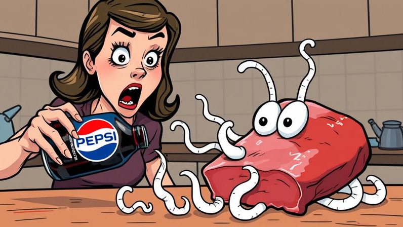 Do parasites like this exist in pork sold to consumers?