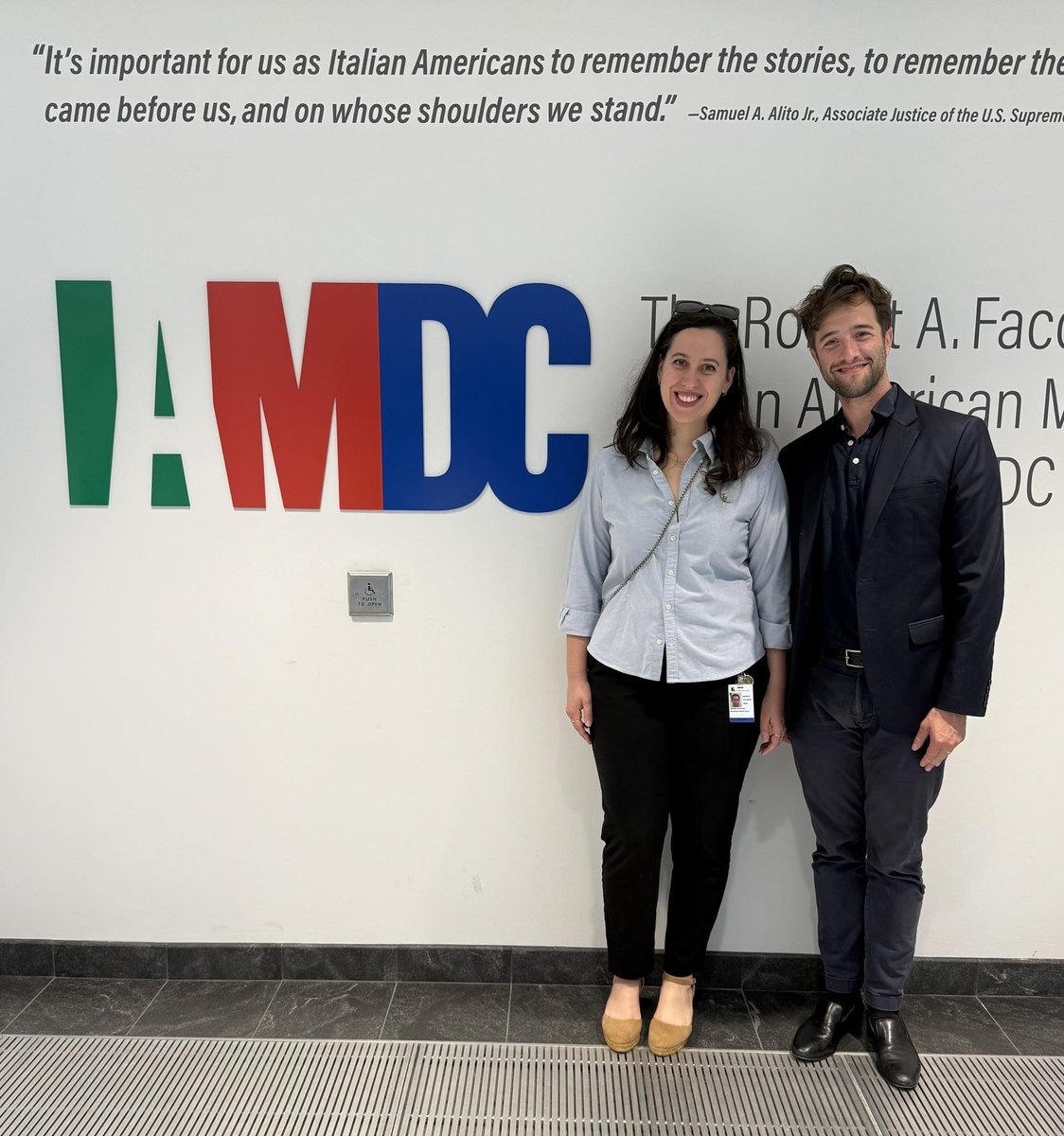 CasaItalianaDC's tweet photo. Pleasure to have welcomed to the IAMDC two leaders of the @Kencen's Washington National Opera:  Samuel Gelber, Director of Artistic Planning and Operations, and Giuliana Zanone, Senior Manager, Artistic Planning and Operations.  #ItalianAmericanMuseumDC https://t.co/Nm1Zcm1rkz