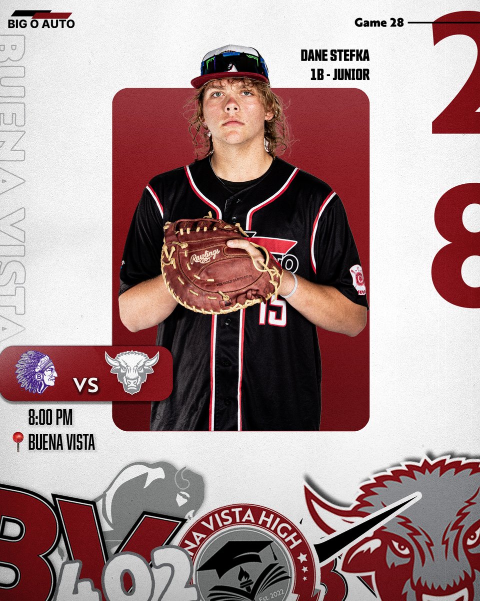 OPS_BVHSBB's tweet photo. The 4-game homestand this week starts here.
🆚 : Bellevue East
📍 : Buena Vista
⌚️ : 8:00PM CT
#BVBaseball https://t.co/gZMuh4PMi4