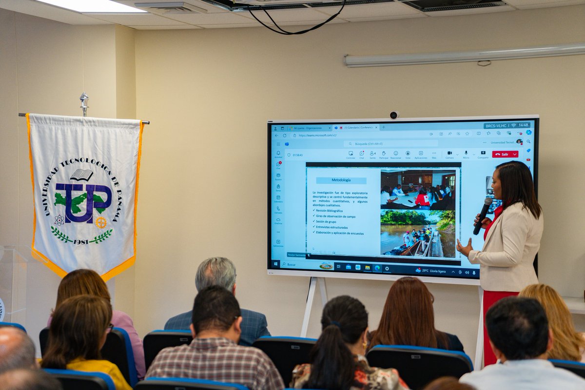 utppanama's tweet photo. En la UTP se llevó a cabo la presentación de los resultados del Proyecto Impacto social, económico, ambiental y político en comunidades de la República de Panamá por la migración pasajera extrarregional que entra por el tapón del Darién FID22-103.
#utppanama @UtpCinemi https://t.co/YW91bIS1aU