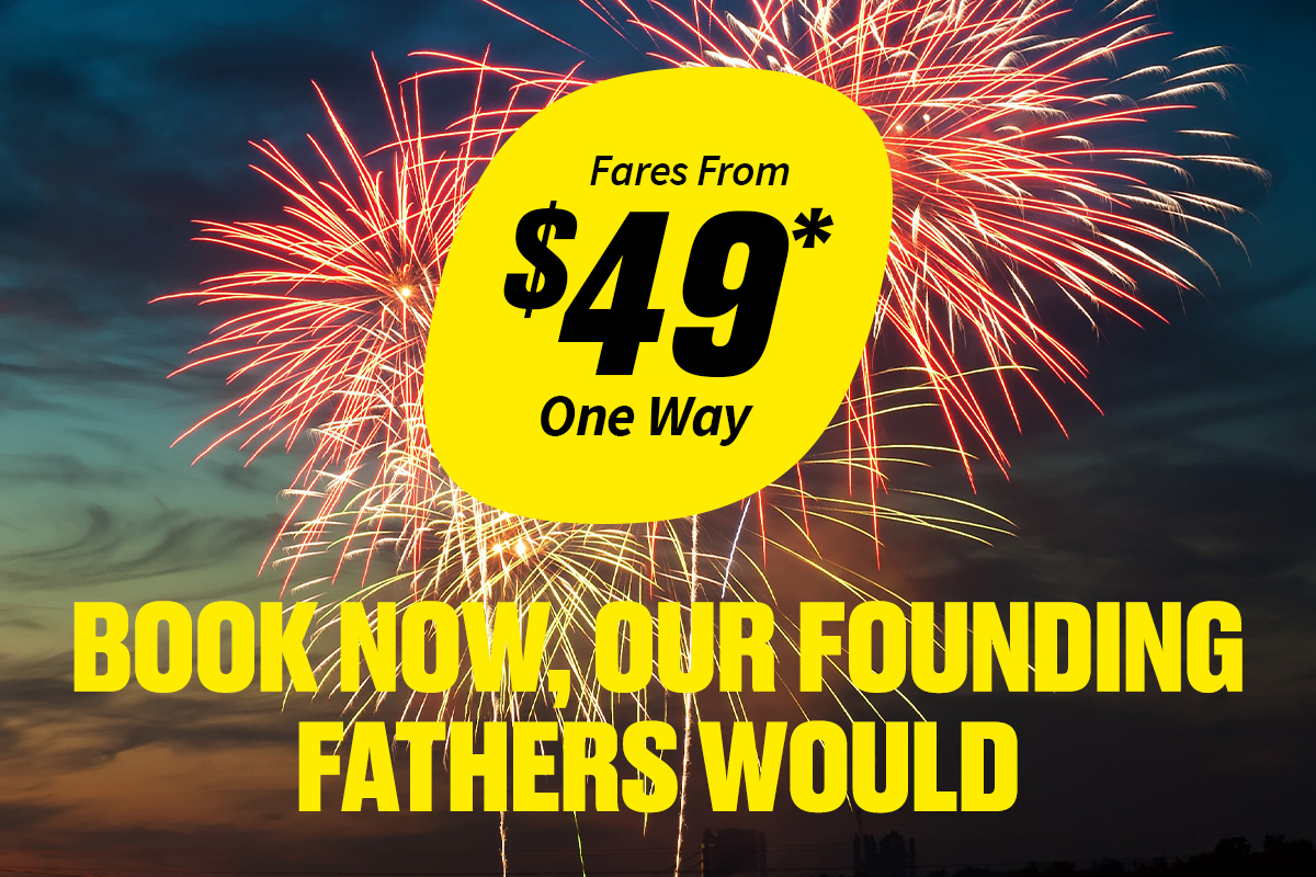 Flex your independence this weekend by booking your next trip 🇺🇸  

bit.ly/45wL0Cc 

Book by 7/2  at 11:59pm