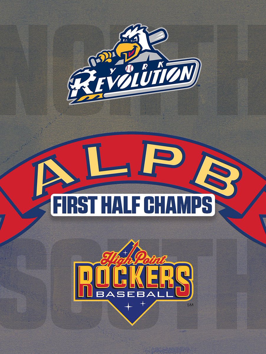 Atlantic League (@atlanticlg) on Twitter photo ICYMI: the <a href="/yorkrevolution/">York Revolution</a> and <a href="/RockersBaseball/">High Point Rockers</a> have clinched a playoff berth with a first-half championship in their divisions ICYMI: the <a href="/yorkrevolution/">York Revolution</a> and <a href="/RockersBaseball/">High Point Rockers</a> have clinched a playoff berth with a first-half championship in their divisions