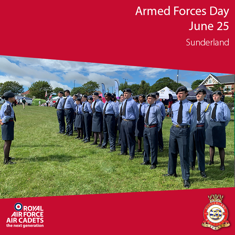 A huge and hearty thank you to our cadets for their assistance at the Sunderland Armed Forces Day celebrations!

Alongside 607 Squadron - cadets were able to spread the word of the RAFAC on behalf of the entire @dnwaircadets

A credit to their Squadrons - well done!