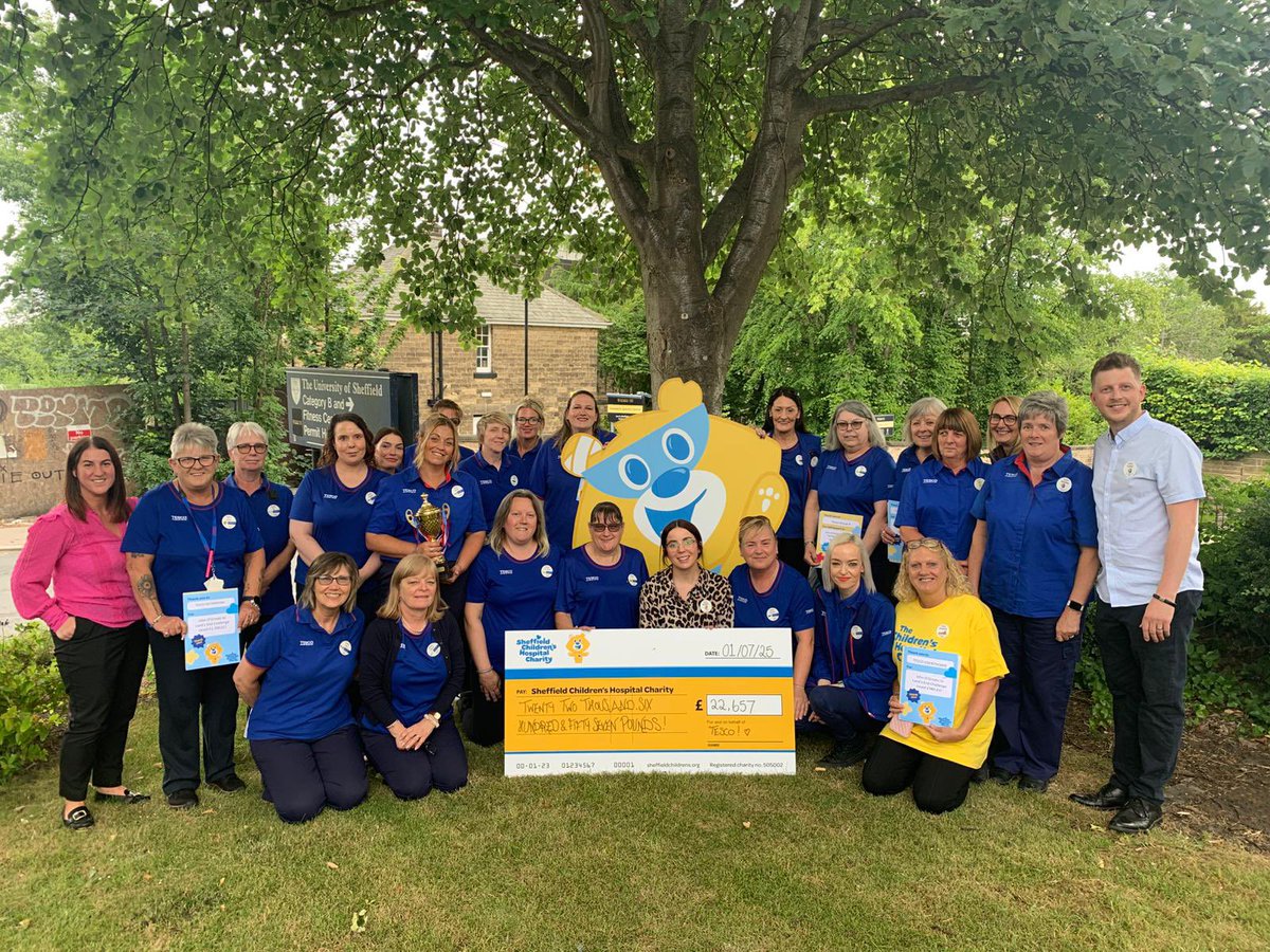 Amazing day in Sheffield with fellow community champions celebrating the fantastic group team effort of raising a whopping £22,657.00 in one week for Sheffield Children’s Hospital. It was a pleasure to be part of it and huge thank to all our customers &amp; colleagues 💛❤️💙