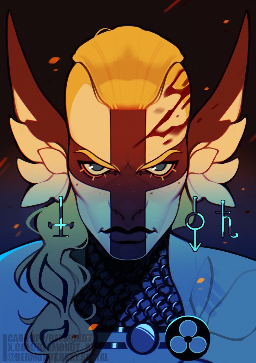 bermondt_art's tweet image. Helga ⚔🔥✨ 
for @/warpthesky [bsky]
a prize for winning an art raffle :3 
[ #art #sketch #commission ]