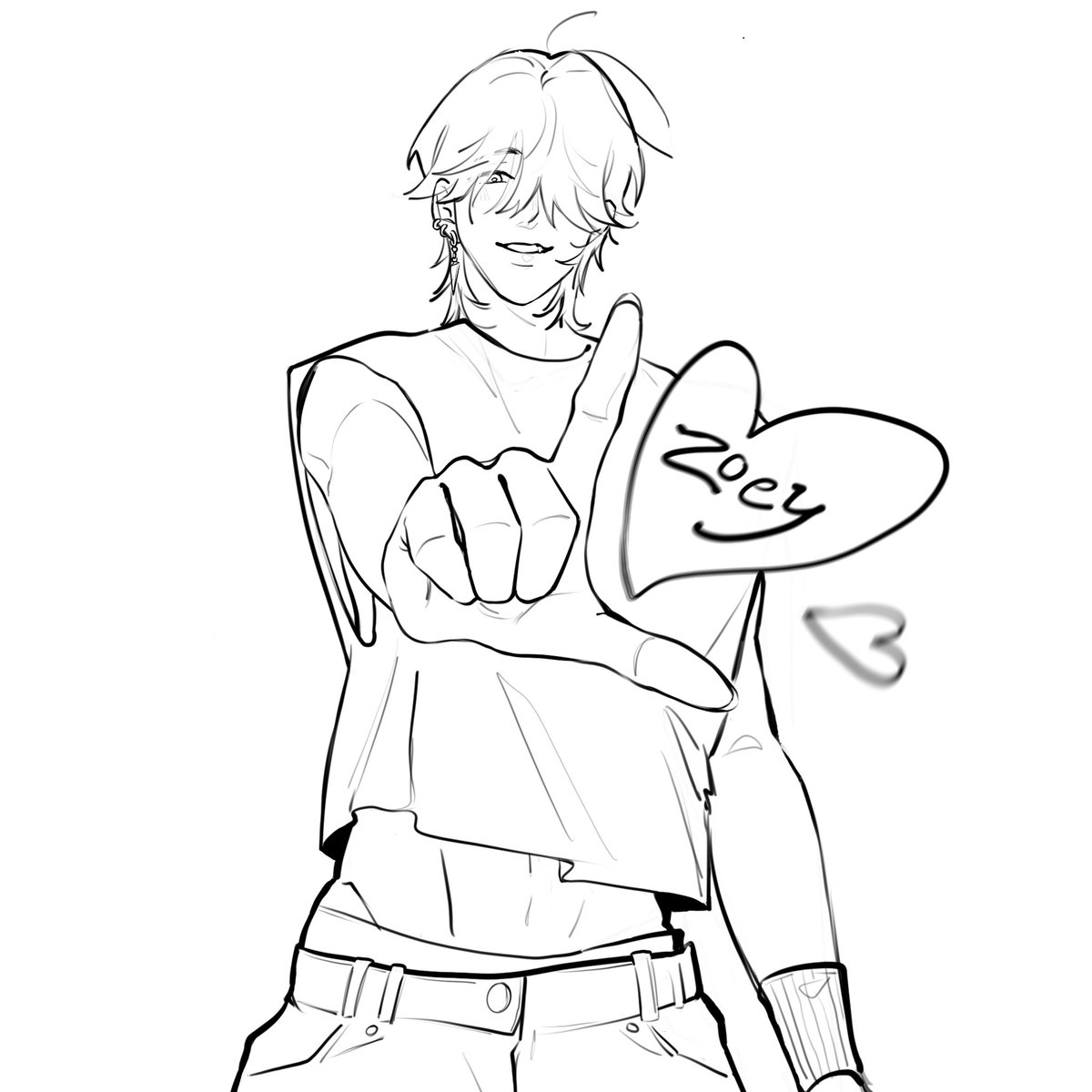 Casually flirting w/his no.1 fan 🤲💜 #Mysterysaja #zoeystery #KPOPDEMONHUNTERS