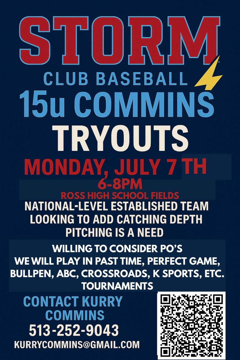 Storm Club Baseball tweet media