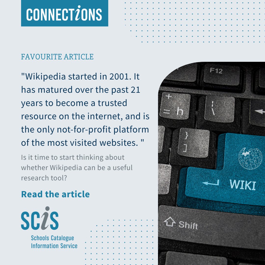 Still telling students not to use Wikipedia? This article might change your mind ahead of Term 3. Mathieu O'Neil and Rachel Cunneen show how Wikipedia can help students build digital literacy and fact-check effectively: ow.ly/ZQo150WaHNe