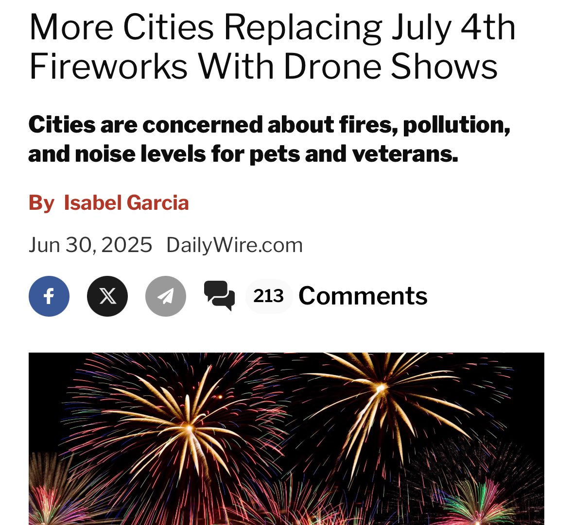 PaulHShapiro's tweet image. It’s that time of year when I celebrate all the cities replacing archaic fireworks with modern drones shows.
Drone shows are:
💥Vastly cooler to watch
💥Much better for pets and wildlife
💥Not going to set your town ablaze