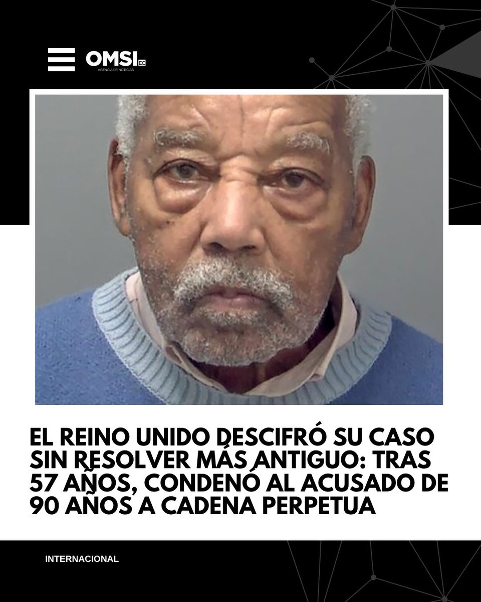 Ryland Headley, de 92 años, fue condenado en Reino Unido tras eludir la justicia por asesinatos durante más de 50 años.

Entérate: n9.cl/29vza