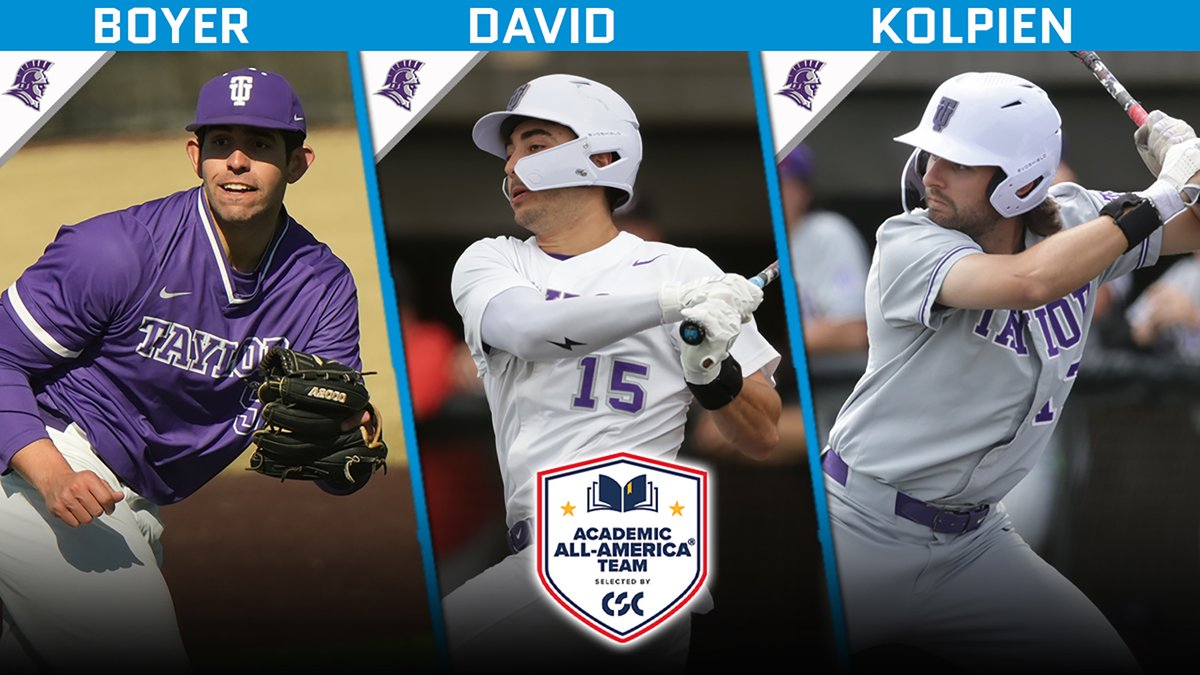 Crossroads_NAIA's tweet image. BB | Taylor Posts Three CSC Academic All-American Awards for Baseball
crossroadsleague.com/x/mihpg