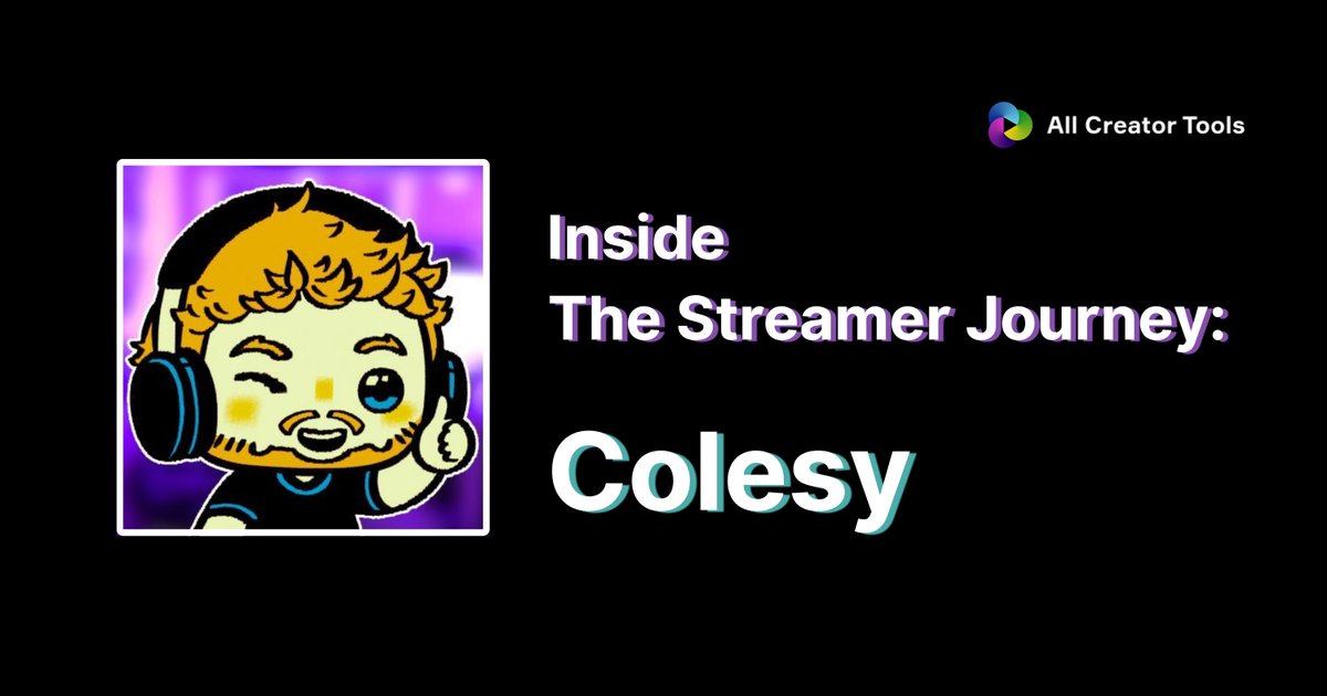 We’re starting a new series: Inside the Streamer Journey — interviews with creators about how they grew, what they struggled with, and what they’ve learned along the way.
Our first guest: <a href="/ColesyGaming/">Colesy</a> 👇