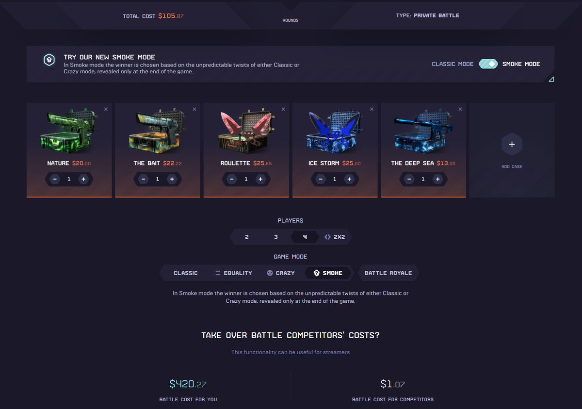 🎁$420 Battle Giveaway Datdrop! (%99 sponsored)
🆚2x 1v1 (4 Winner)
💨Smoke Mode
✅Retweet + Like
💵Deposit $100 on code ''Raxor'' + ''Rax''

⏳Rolls 07.08 (Tuesday)

🛑Send *FullScreen* proof in comments .! (only the deposits after this post counts)!