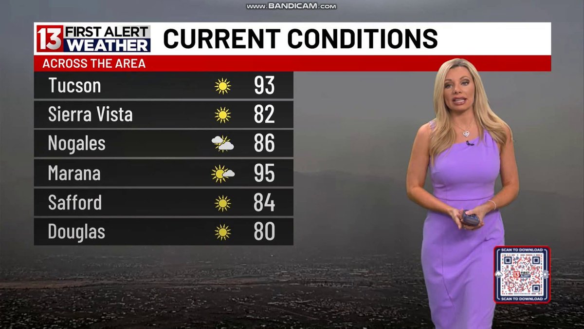 NewsWatcher102's tweet photo. Part 2: @alliepottertv today ❤️🤍💜 #AzWx #TucsonWx #KOLDNews #KOLDWeather #AlliePotter https://t.co/aCdY3DQ1VB