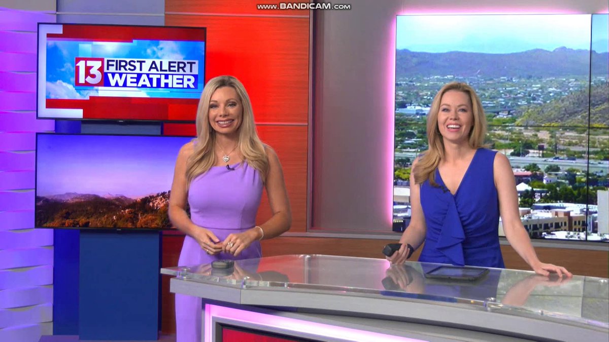 NewsWatcher102's tweet photo. Part 2: @alliepottertv today ❤️🤍💜 #AzWx #TucsonWx #KOLDNews #KOLDWeather #AlliePotter https://t.co/aCdY3DQ1VB