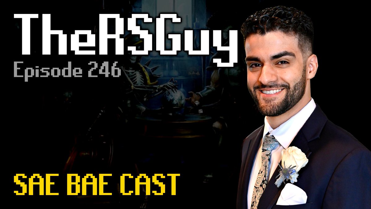 SaederRS's tweet image. TheRSGuy - Future of RS3, MTX, Leagues, Life of a JMod, E-dating into Marriage | Sae Bae Cast 246
Genuinely one of my favorite conversations of the year! Big thanks to @TheRSguyy for letting me steal his entire evening last night!
Full video episode: open.spotify.com/episode/1cXA3u…