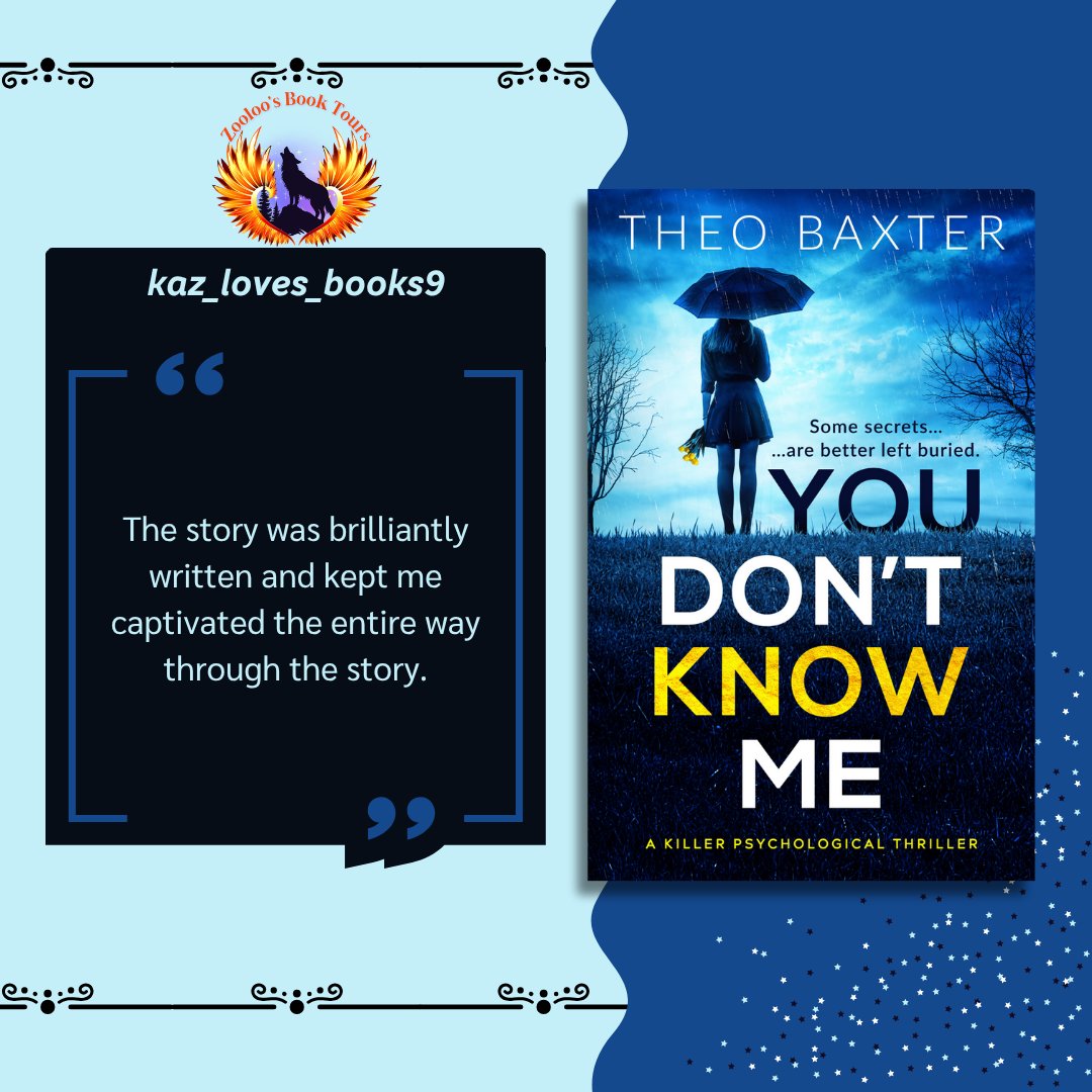 ZooloosBookTours (@zooloosbt) on Twitter photo A massive thank you to everyone who joined todayβs #booktour for #YouDontKnowMe!
π<a href="/kazlovesbooks1/">Kaz</a> <a href="/beau_angelnz/">The Phantom Paragrapher</a>
We are on tour 29th June - 5th July!
π Catch up on all the posts here: tinyurl.com/46anaeya
<a href="/inkubatorbooks/">inkubatorbooks</a>
#ZBT A massive thank you to everyone who joined todayβs #booktour for #YouDontKnowMe!
π<a href="/kazlovesbooks1/">Kaz</a> <a href="/beau_angelnz/">The Phantom Paragrapher</a>
We are on tour 29th June - 5th July!
π Catch up on all the posts here: tinyurl.com/46anaeya
<a href="/inkubatorbooks/">inkubatorbooks</a>
#ZBT