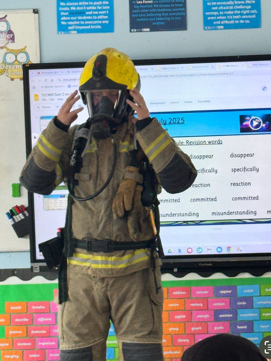 Mrs Seera (@mrs_seera) on Twitter photo Huge thanks to Firefighter <a href="/AndyQuelch/">Andy Quelch</a> from <a href="/WestMidsFire/">West Midlands Fire Service</a> for visiting Lea Forest! He shared his journey from PE coach to firefighter, gave vital safety tips, showed equipment, & inspired Y3-6 pupils with career advice.π¨βππ₯ <a href="/Lea_Forest_Lift/">Lift Lea Forest - Official Account</a> <a href="/LLF_DHT/">Mr. White DHT ο£Ώ</a> <a href="/BirminghamEdu/">Birmingham Education</a> <a href="/InspiringTF/">Inspiring the Future</a> Huge thanks to Firefighter <a href="/AndyQuelch/">Andy Quelch</a> from <a href="/WestMidsFire/">West Midlands Fire Service</a> for visiting Lea Forest! He shared his journey from PE coach to firefighter, gave vital safety tips, showed equipment, & inspired Y3-6 pupils with career advice.π¨βππ₯ <a href="/Lea_Forest_Lift/">Lift Lea Forest - Official Account</a> <a href="/LLF_DHT/">Mr. White DHT ο£Ώ</a> <a href="/BirminghamEdu/">Birmingham Education</a> <a href="/InspiringTF/">Inspiring the Future</a>