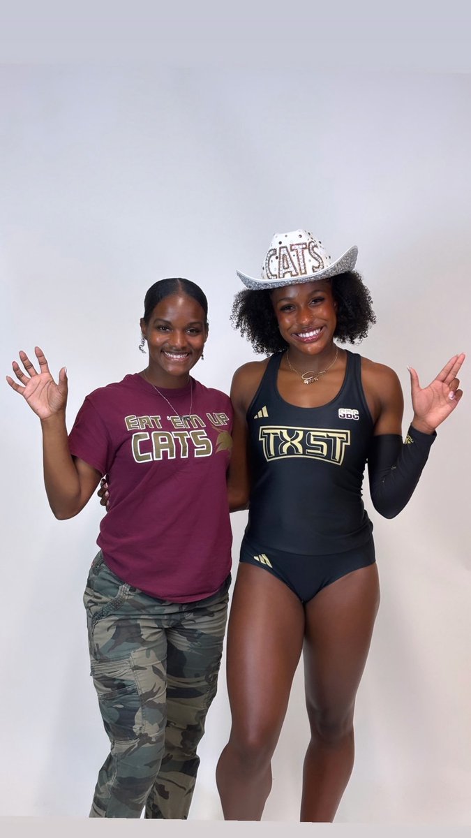Coach Terrell M.Ed. (@coach_terrell) on Twitter photo Look who’s heading to <a href="/TXStateTrack/">Texas State XC/Track and Field</a>
Congratulations and good luck!! We are so proud of you!
<a href="/RandyBelcherBHS/">Randy D Belcher</a> <a href="/hebisd/">HEB ISD</a> Look who’s heading to <a href="/TXStateTrack/">Texas State XC/Track and Field</a>
Congratulations and good luck!! We are so proud of you!
<a href="/RandyBelcherBHS/">Randy D Belcher</a> <a href="/hebisd/">HEB ISD</a>