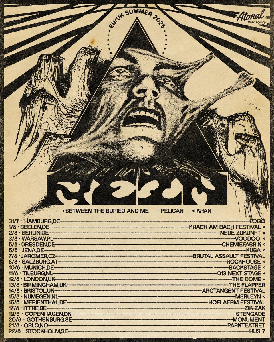 REZN begin their first ever EU/UK headlining tour in less than a month. These sets will span their entire discography 🧨

Tickets available at rezn.band/shows
Photos by Austin Isaac