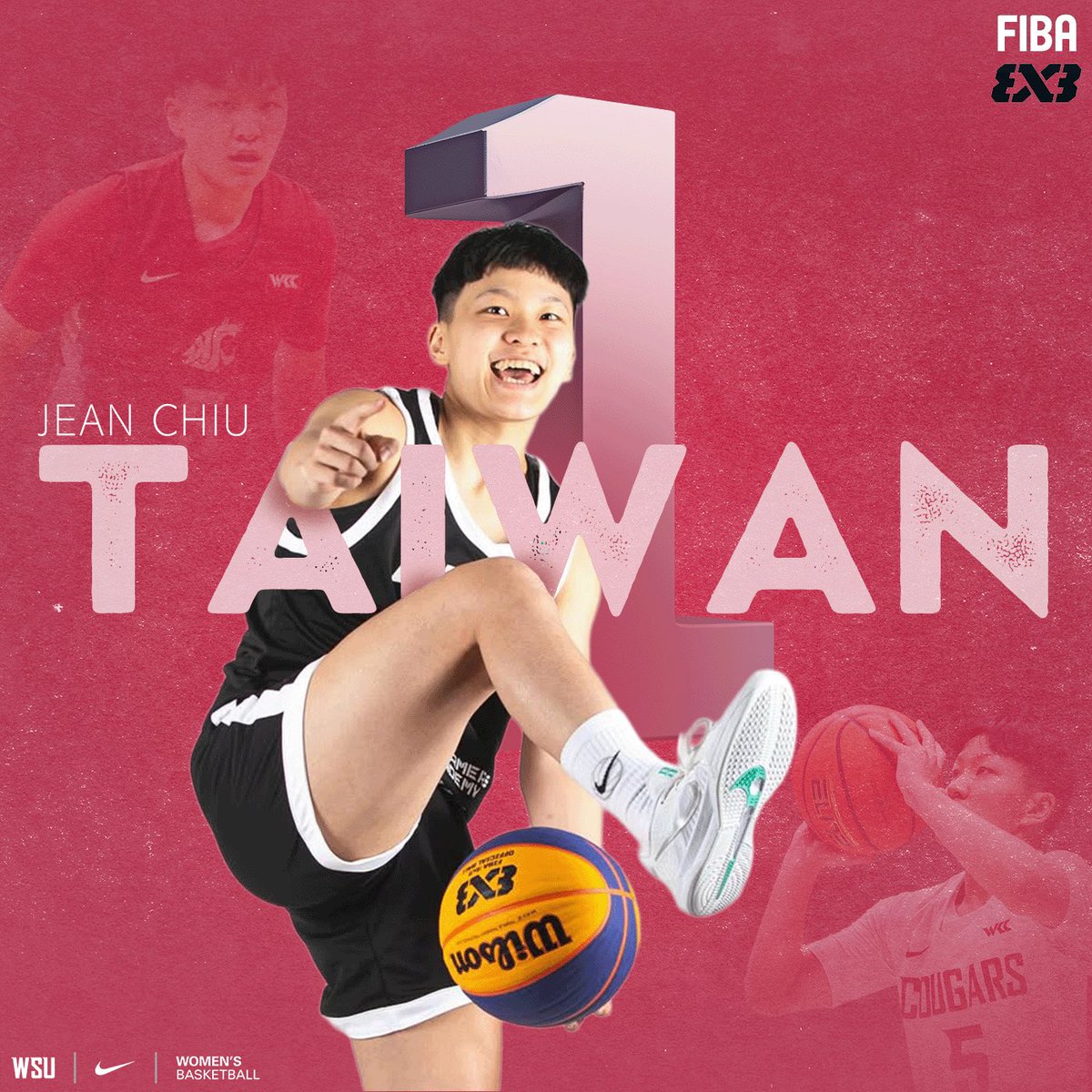 WSUCougarWBB's tweet image. After an impressive showing at FIBA 3x3 in Qatar, Jean Chiu has been ranked the No. 1๏ธโฃ ranked female in Taiwan 3x3!
Congrats Jean!!
#GoCougs