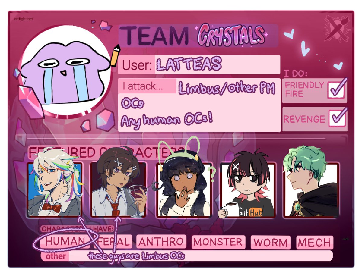 4e3076's tweet image. #artfight2025 i won&apos;t be super active this month bc i&apos;m on vacation but i&apos;ll try my best!!