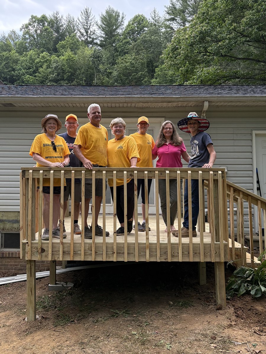 nc_missions's tweet image. Training up the next generation. For Robert Simons, getting his grandson Brantly involved in missions is a priority. Last week they joined a team from Roxboro Baptist working at our Burnsville rebuild center. helenerebuild.org