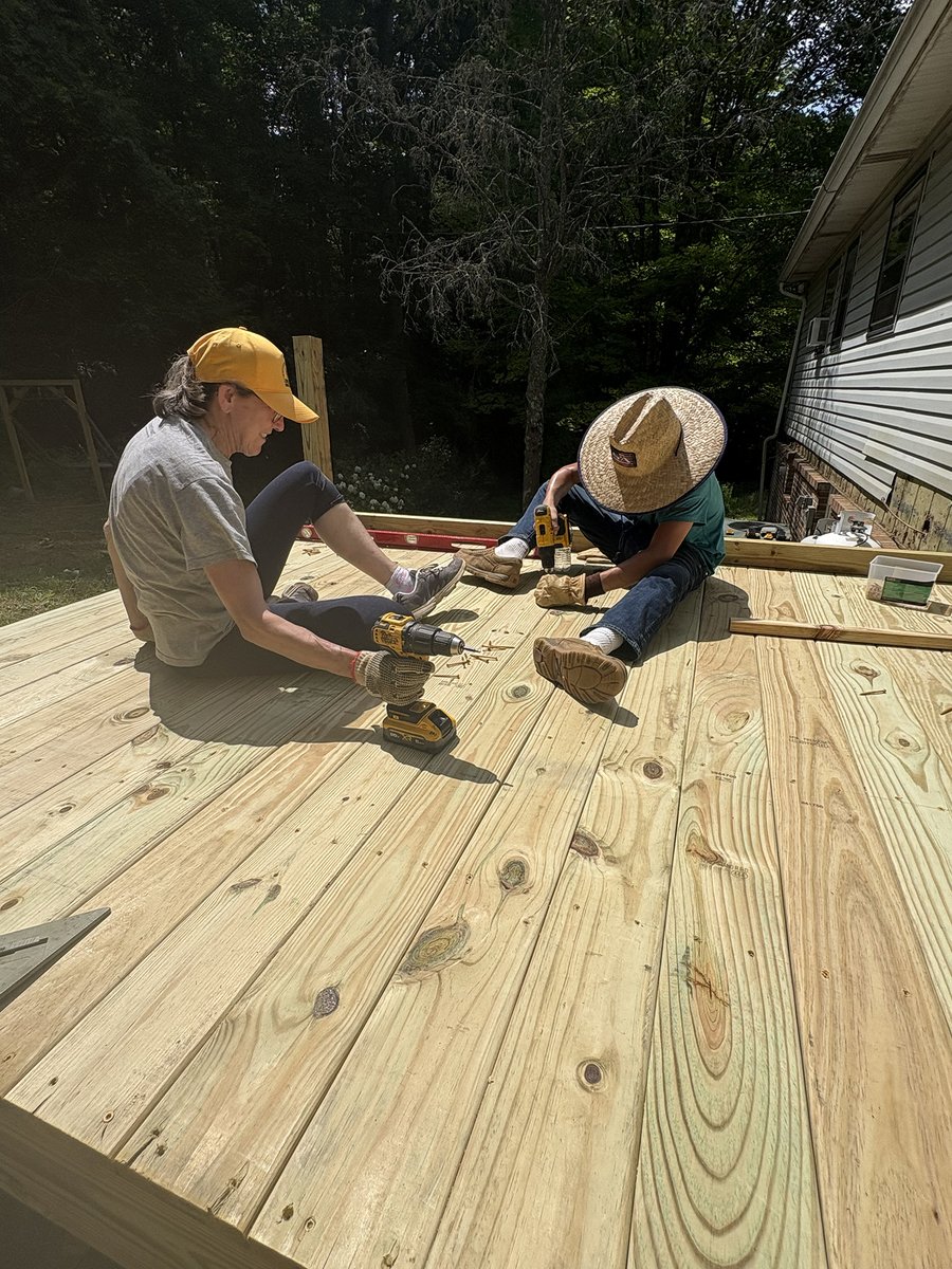 nc_missions's tweet image. Training up the next generation. For Robert Simons, getting his grandson Brantly involved in missions is a priority. Last week they joined a team from Roxboro Baptist working at our Burnsville rebuild center. helenerebuild.org