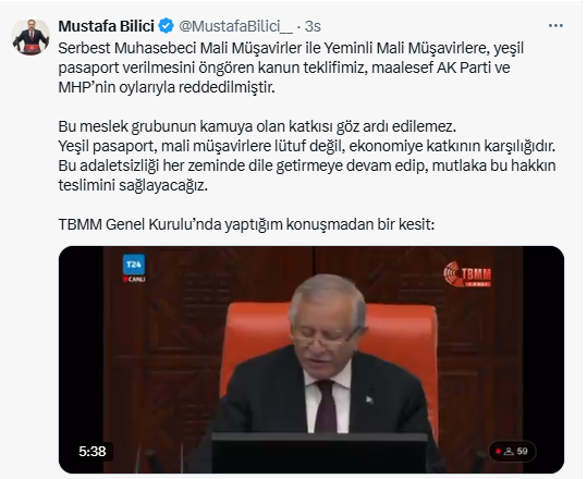 Meslektaşımız Milletvekilimiz  <a href="/MustafaBilici__/">Mustafa Bilici</a>  üstadımız her daim meslek camiamızın yanında  oldular.
teşekkürderiz.
#yeşilpasaport
