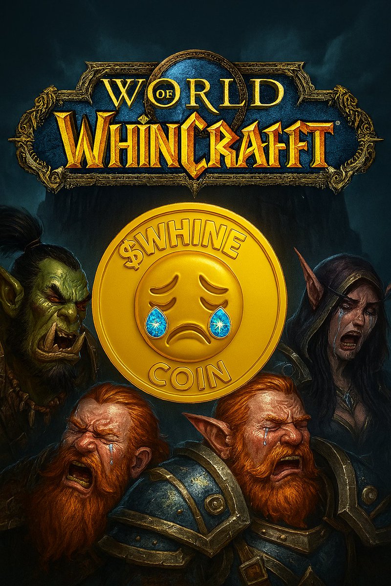 $WHINE 😭

🔥 Introducing World of WhineCraft 🔥

Where the only thing more powerful than your gear... is your grievance! 💰😂

Powered by $WHINE Coin, the first token fueled entirely by passive-aggressive feedback loops and high-quality digital tears. 💎😭

💰 Buy.
🗣️ Complain.