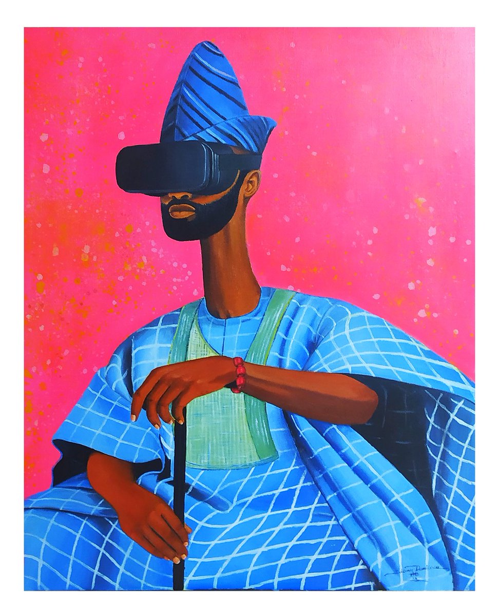 Title: IGBALODE
Mediums: Acrylic on Canvas
Year. 2025

#Art #ArtistOnTwitter #artcollector