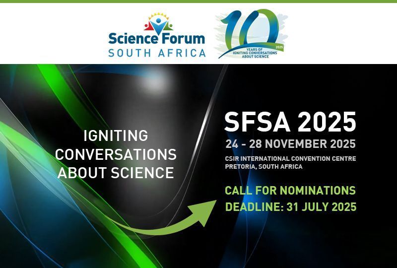 CALL FOR NOMINATIONS: #SFSA Science Diplomacy Awards.

Do you know of a #ScienceDiplomacy leader or organisation that deserves recognition for their work? The SFSA2025 Science Diplomacy Awards are a great opportunity. Get your thinking caps on, and let's celebrate those people