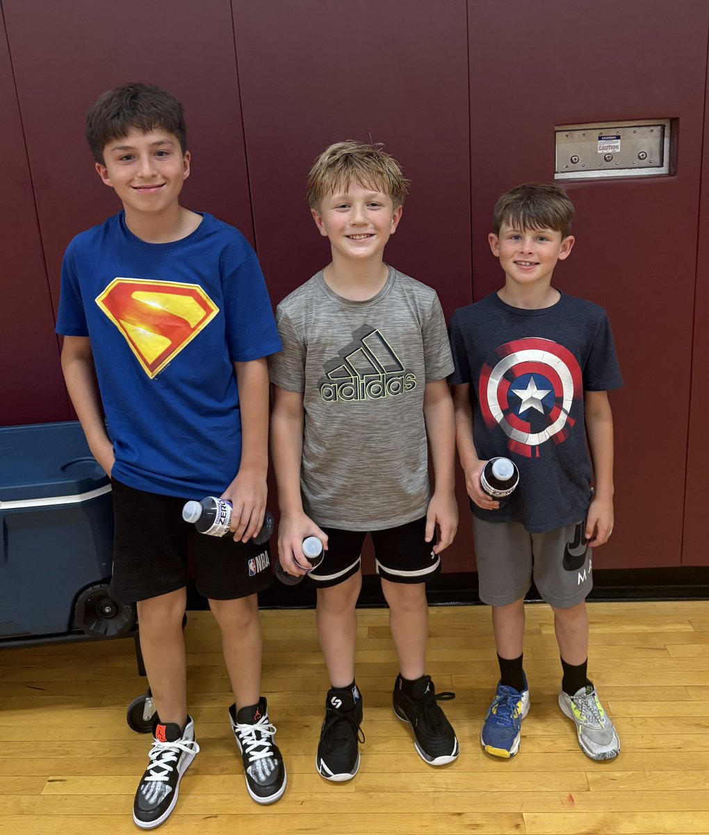 Congrats to our Day 2 Campers of the Day…Lorenzo, Marek, and Reil.  Great job, guys!