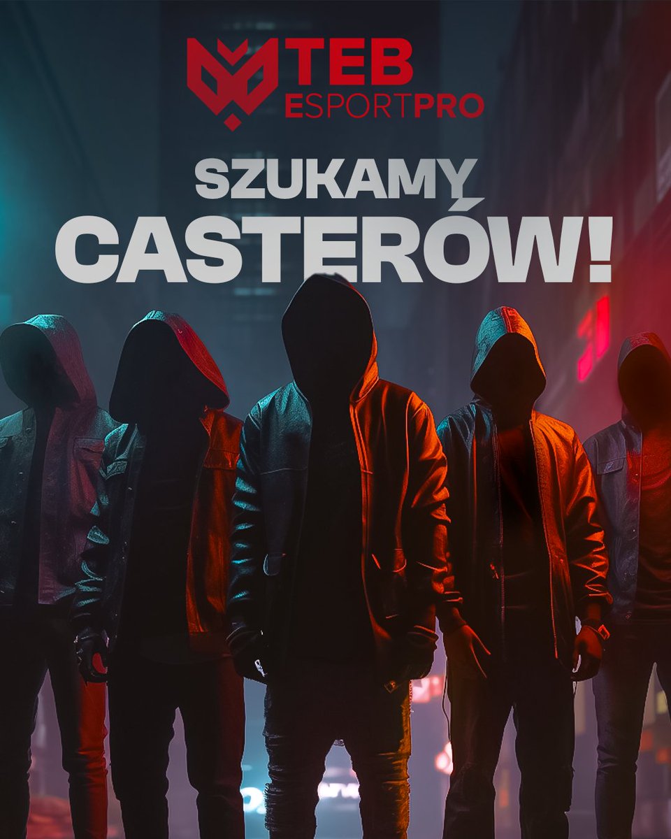 🎙️ 𝗭𝗢𝗦𝗧𝗔𝗡́ 𝗚Ł𝗢𝗦𝗘𝗠 𝗧𝗘𝗕 𝗘𝗦𝗣𝗢𝗥𝗧 𝗣𝗥𝗢! 
 
szukamy początkujących casterów, którzy chcą komentować mecze TEB Esport Pro – z naszą pomocą!

szczegóły i formularz zgłoszeniowy:
🔗 forms.gle/tGKYpK6yYJg6BL…