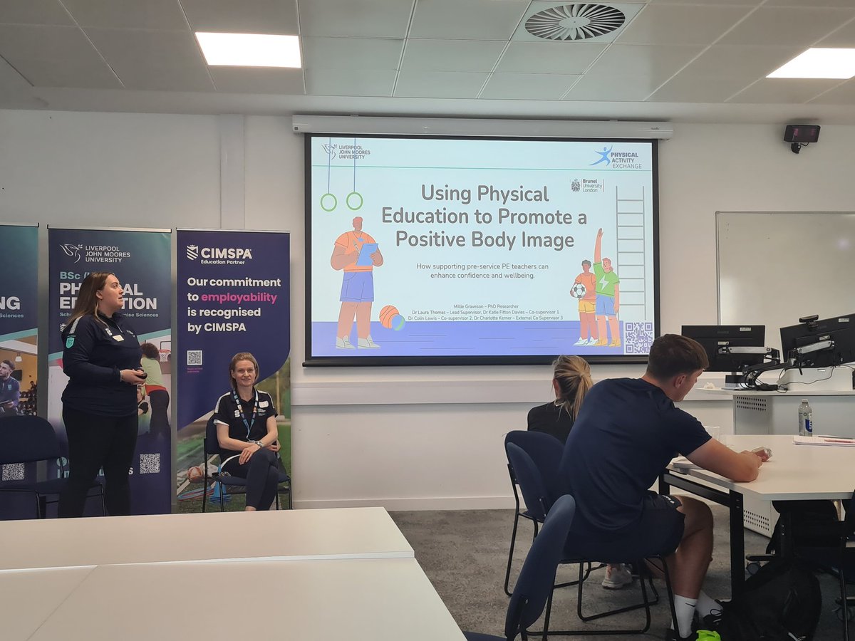 Dr Katie Fitton Davies (@kate_phd22) on Twitter photo Proud to see <a href="/Jenna_PhD1/">Jenna Rice</a> supporting a session about SEND in #PhysicalEducation and <a href="/MillieGraveson/">Millie Graveson</a> talking about her #PhD at the <a href="/LJMUSportSci/">LJMU Sport Science</a> #PESSPA event today Proud to see <a href="/Jenna_PhD1/">Jenna Rice</a> supporting a session about SEND in #PhysicalEducation and <a href="/MillieGraveson/">Millie Graveson</a> talking about her #PhD at the <a href="/LJMUSportSci/">LJMU Sport Science</a> #PESSPA event today