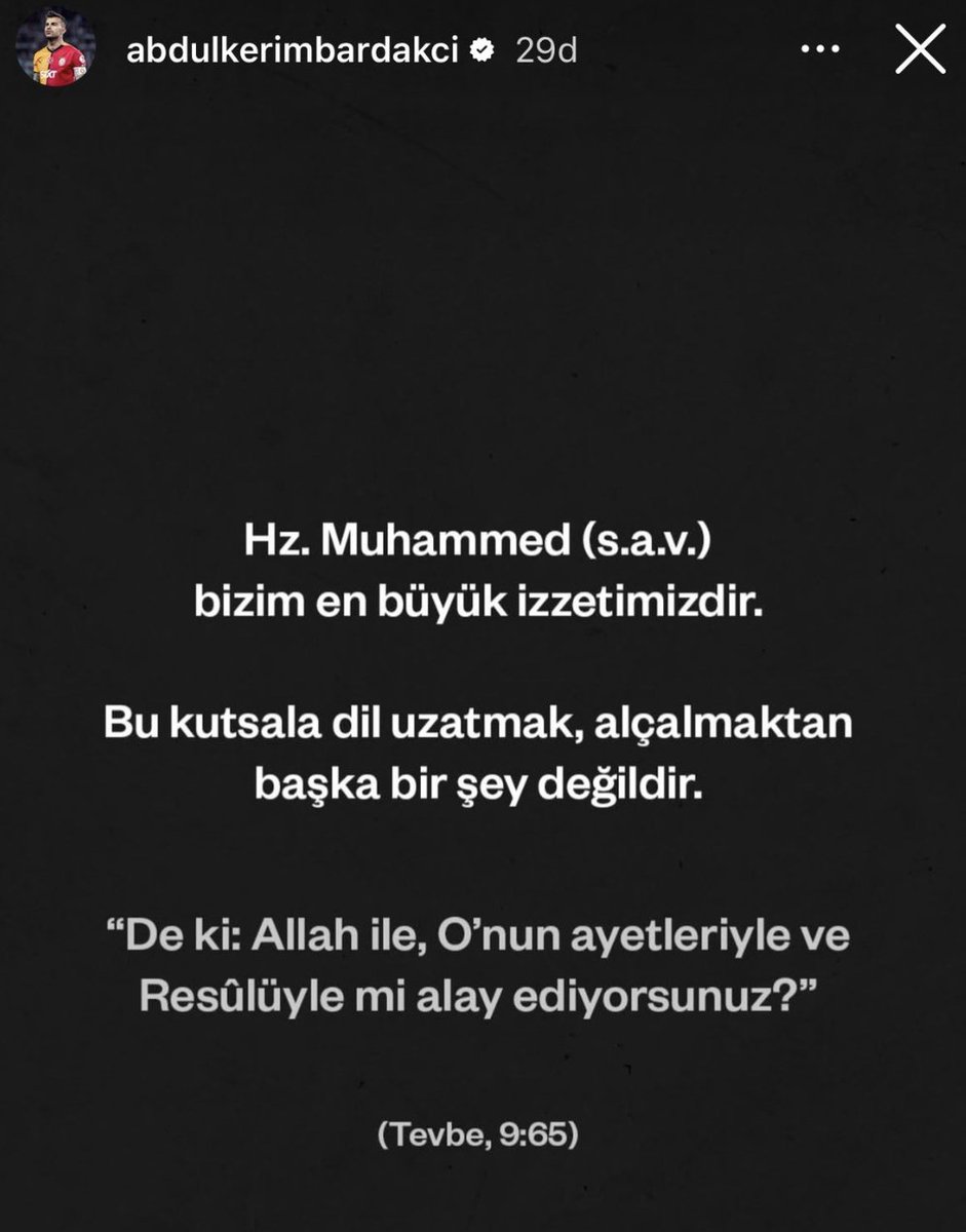 Abdülkerim Bardakcı'nın paylaşımı.
