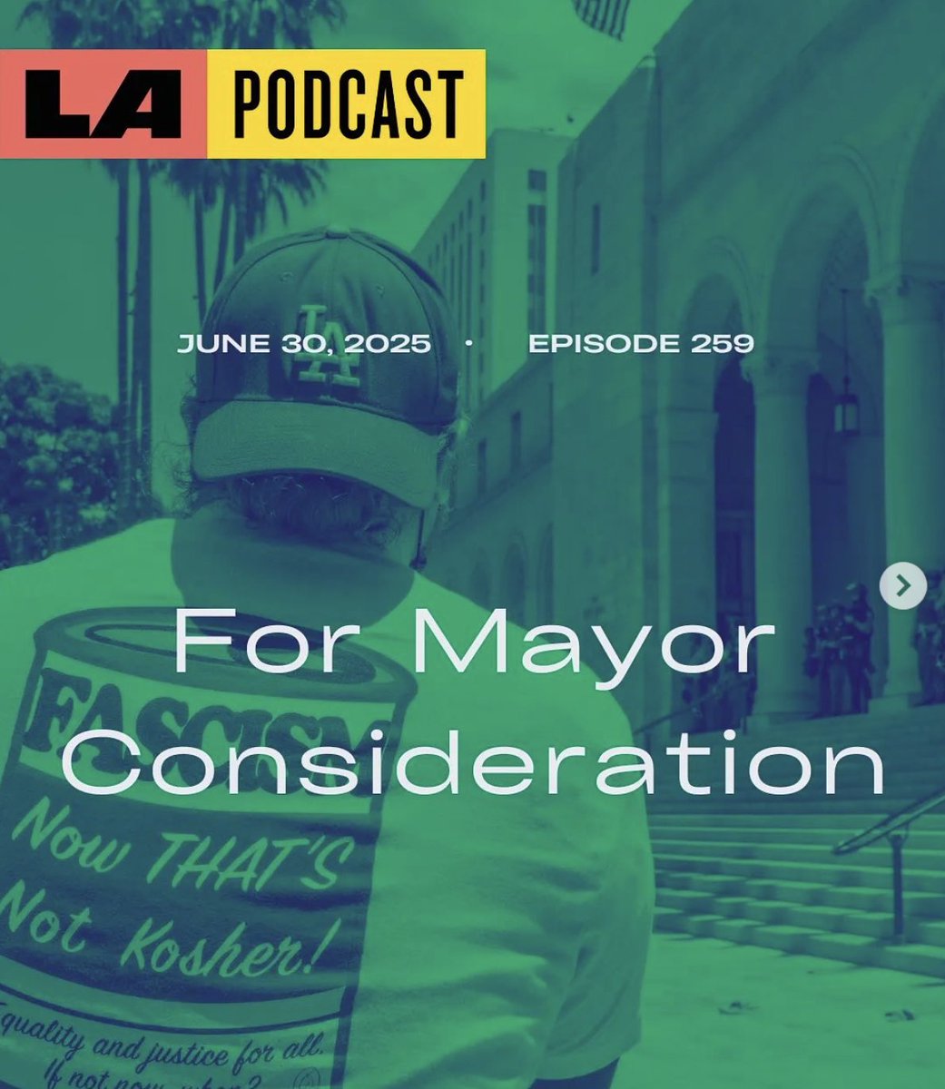 On this week's LA Podcast, we track a third week of ICE raids that are more violent, more brazen, and raising more questions about LAPD's role in these kidnappings. Plus, the fight over the Olympic Wage -- and the impact of Mamdani's win.  

thinkforward.la
