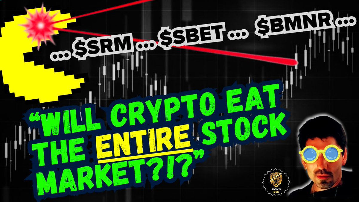 lionsdentrades's tweet image. While crypto eat the stock market?  $BMNR $SRM $SBET
Watch now 👇
youtu.be/fWzPsLAwOBI