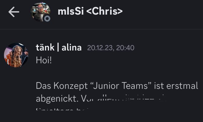 schickt <a href="/Kalt_Gaming/">Kaltstart</a> ein bisschen liebe!
und an <a href="/XPERION_NXT/">XPERION NXT</a> herzlichen glückwunsch &amp; viel freude in stage 3!