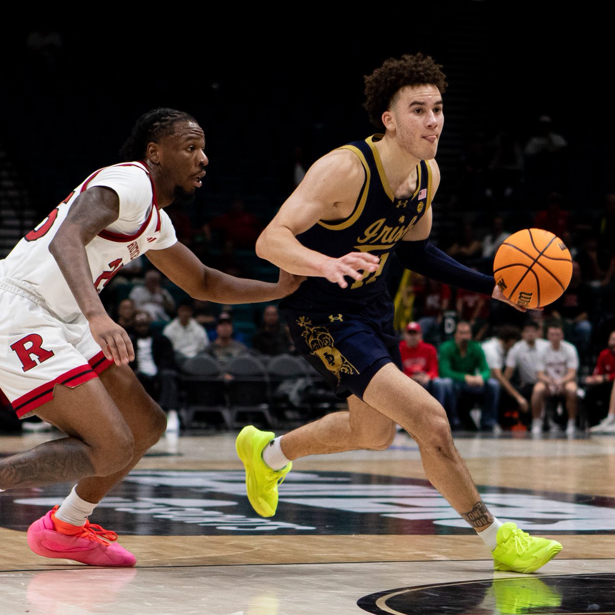 Notre Dame will face Kansas, who is coming off a disappointing season that included a loss to Missouri on Dec. 8, and Rutgers in the Players Era Festival this November. on3.com/teams/notre-da…