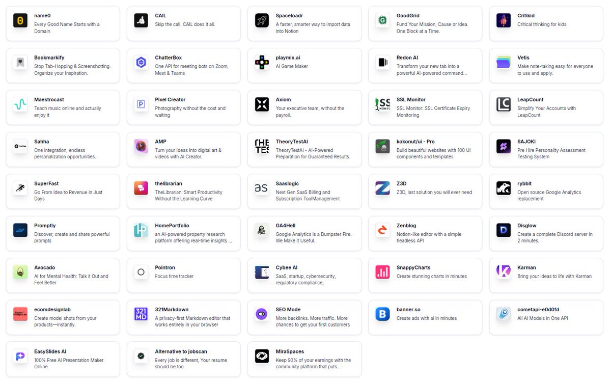 microlaunch.net - here we go S19, batch 1/5👨‍🚀

welcome to +43 makers &amp; startups

your apps are now live🚀

> ask for feedback🎮
> launch, get reviews/testimonials 
> brave ones ask for roasts😇
> publish deals
> reach = signups + sales💸

30 days left -

let's make S19