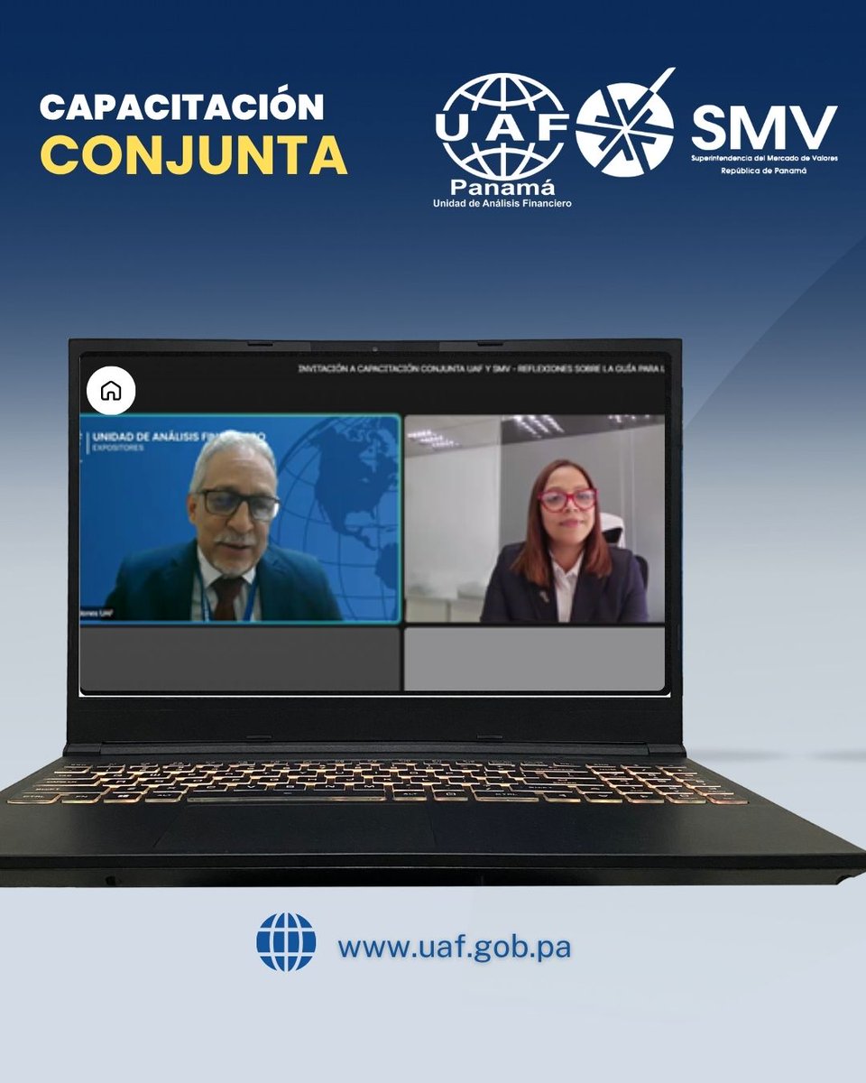 La Unidad de Análisis Financiero, junto con la Superintendencia del Mercado de Valores (SMV), desarrolló una jornada de capacitación orientada a los enlaces del sector de valores.