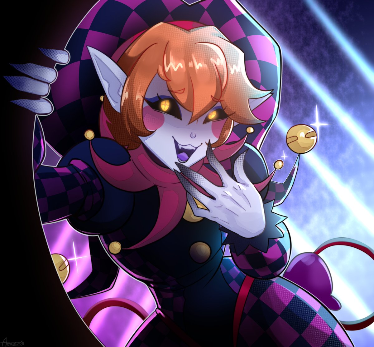 #commission #Amnezis 
For <a href="/BizarroBetamax/">Beta 🎪📼👾</a>