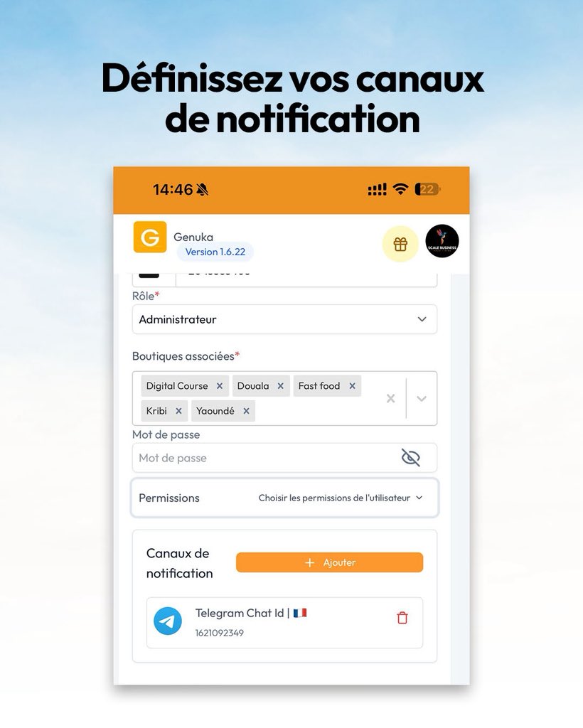 useGenuka's tweet photo. Ne soyez plus jamais pris au dépourvu.

Avec Genuka, vous recevez une alerte automatique dès qu’un produit est en rupture de stock.
Pas besoin de surveiller vos étagères à longueur de journée, l’application vous prévient en temps réel.

✅ Vous gagnez du temps
✅ Vous anticipez les commandes
✅ Vous évitez les frustrations clients

📦 C’est ça, travailler avec un outil qui pense pour vous.

📲 Essayez la fonctionnalité dès aujourd’hui sur https://t.co/r9VbzxKZXN