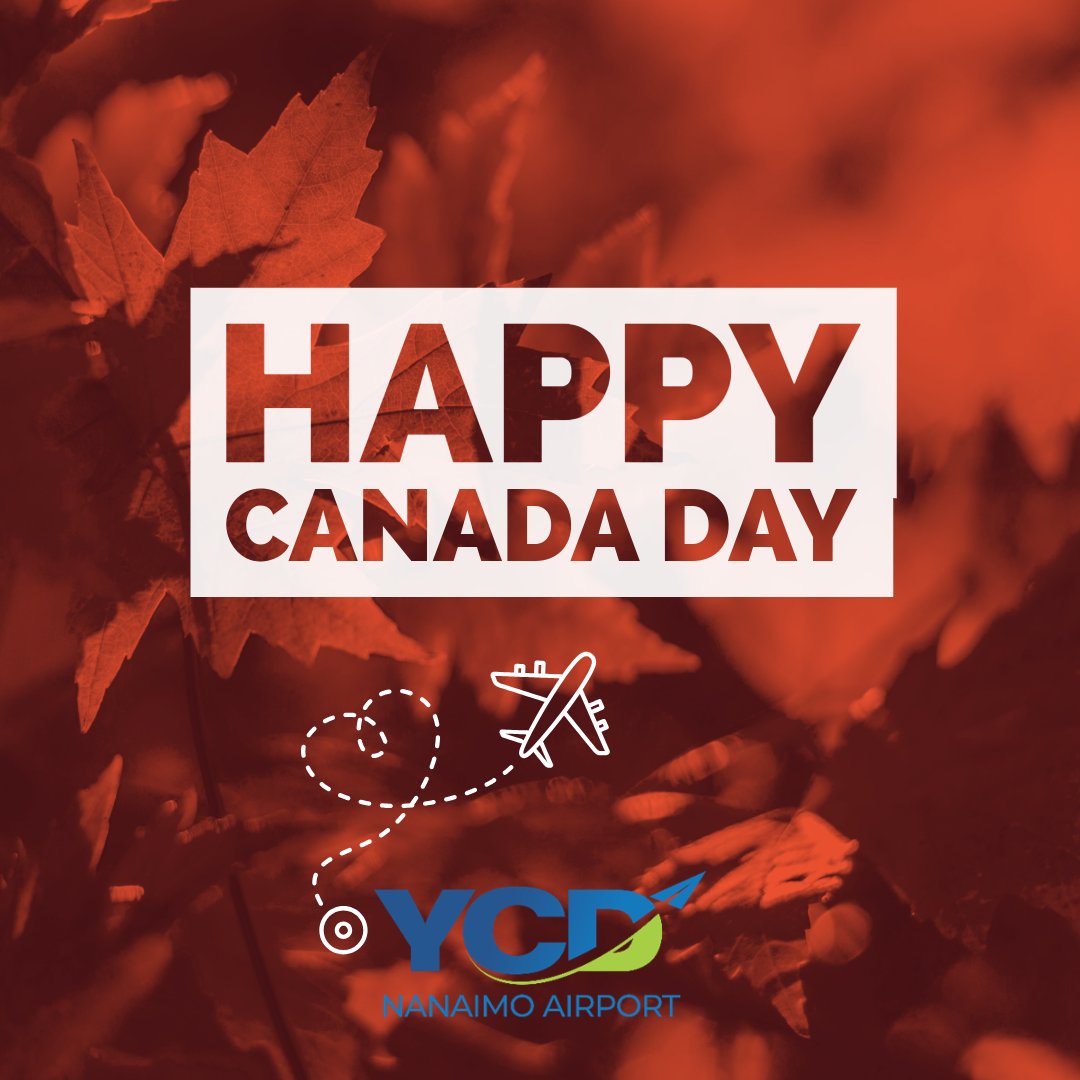 From Coast to Coast and where ever else your travels and adventures may take you, YCD wishes you and yours a Happy Canada Day!
#FlyYCD #NanaimoAirport #CanadaDay #OhCanada #HappyCanadaDay