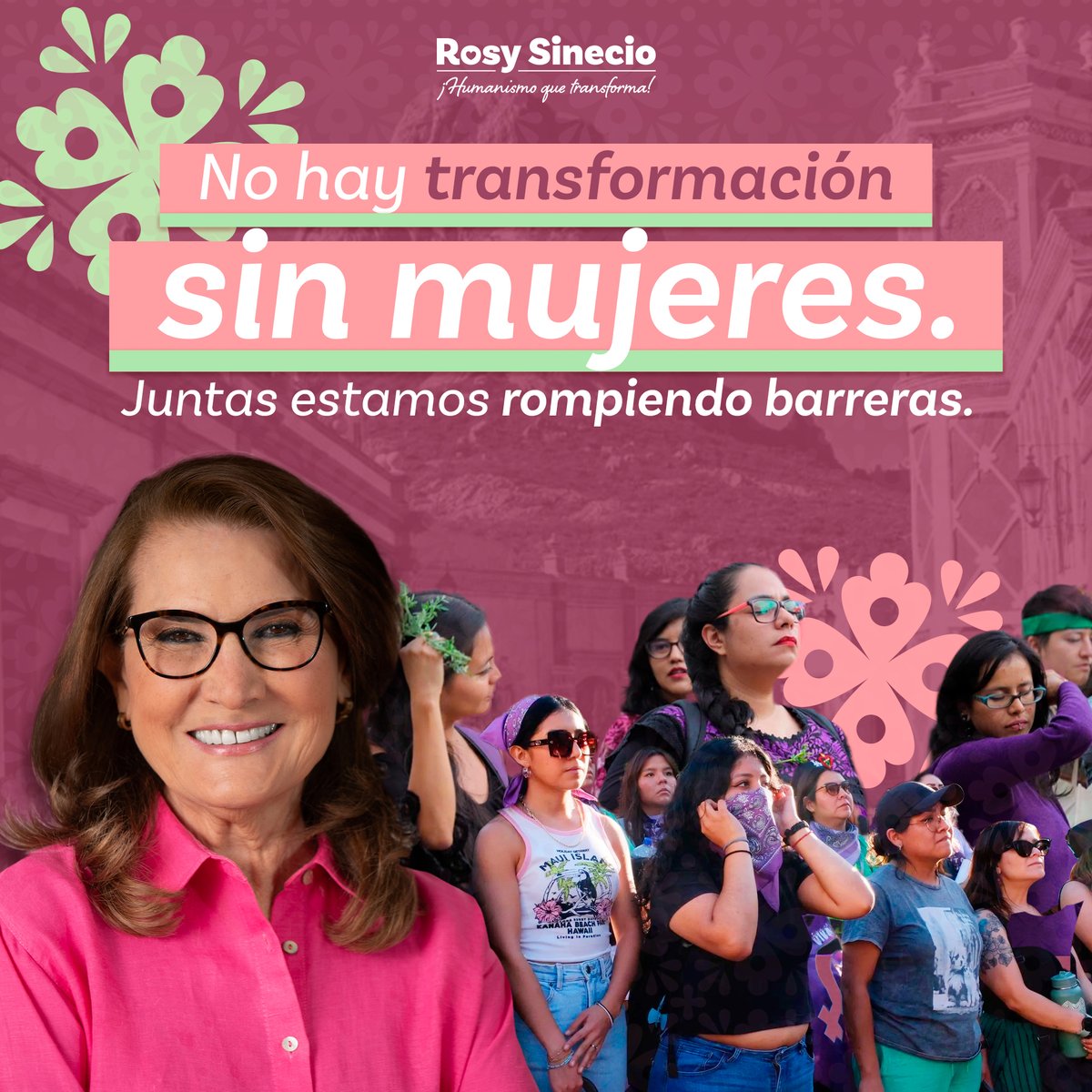 La historia se escribe con nosotras.
Es tiempo de que nuestras voces lideren y sean escuchadas en todos los espacios.