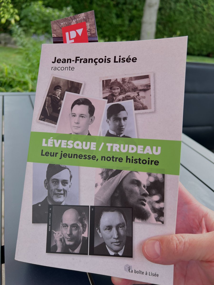 marc_tanguay's tweet image. Mon cher @JFLisee,
Tu avoueras que je n’aurais pu imaginer meilleure journée dans l’année qu’aujourd’hui, 1er juillet, pour débuter ma lecture de ton récent ouvrage « Lévesque / Trudeau - Leur jeunesse, notre histoire ».
Les premières pages sont prometteuses. J’ai hâte de…